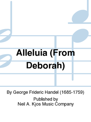 Book cover for Alleluia (From Deborah)