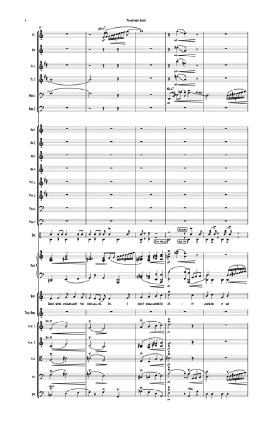 Let's Call The Whole Thing Off Full Orchestra scores gallery preview page 4