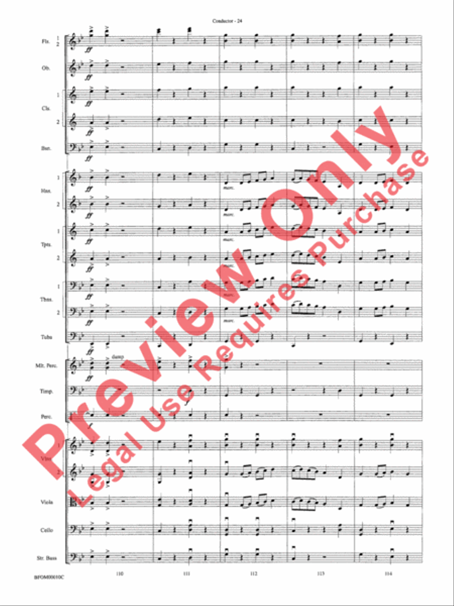 Aboriginal Rituals Full Orchestra scores gallery preview page 26