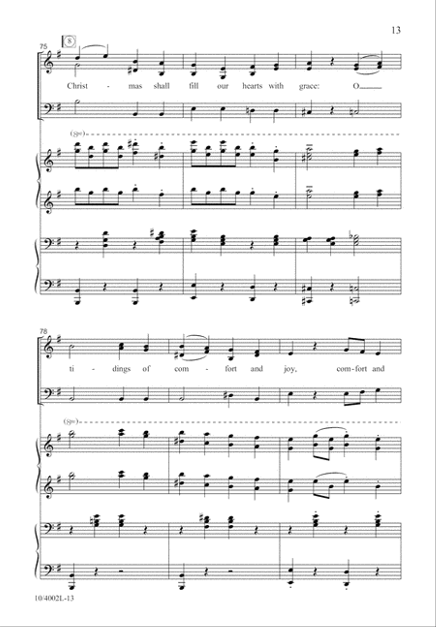 God Rest You Merry, Gentlemen 3-Part scores gallery preview page 13