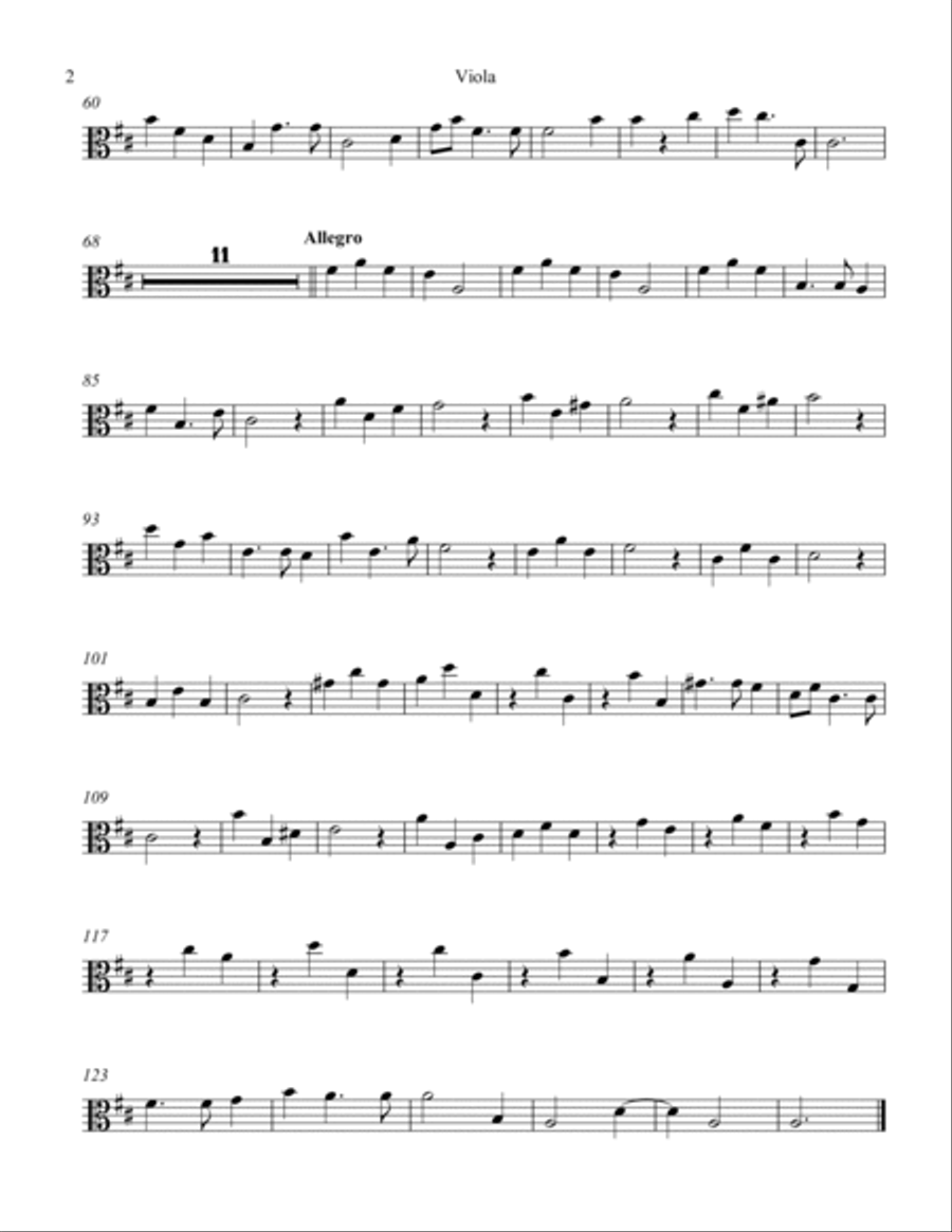 Concerto Grosso Op. 6 #1 Movement I String Orchestra scores gallery preview page 4