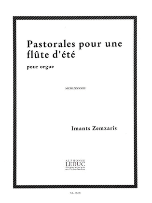 Book cover for Pastorales Pour Une Flute D'ete (organ)