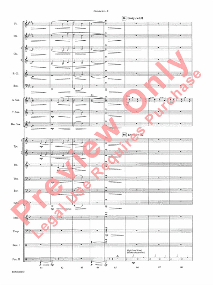 Kronos Kronos Concert Band scores gallery preview page 14