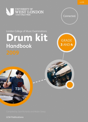 Book cover for LCM Drum Kit Handbook 2009