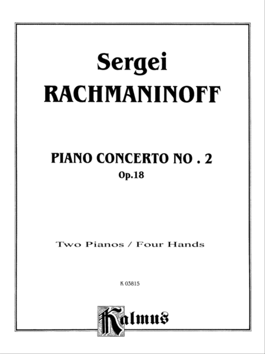 Piano Concerto No. 2 in C Minor, Op. 18