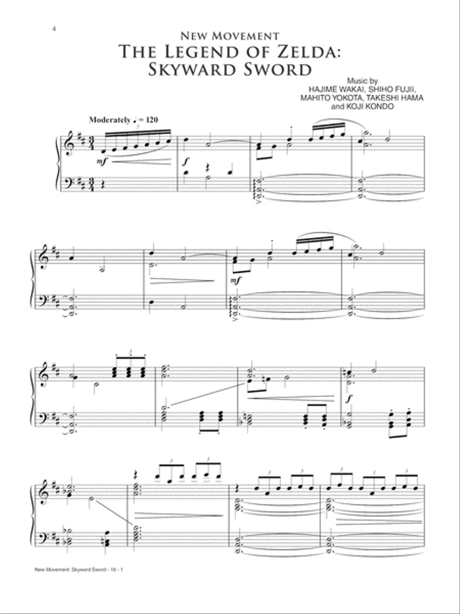 The Legend of Zelda Symphony of the Goddesses (Supplemental Edition) Piano Solo scores gallery preview page 4