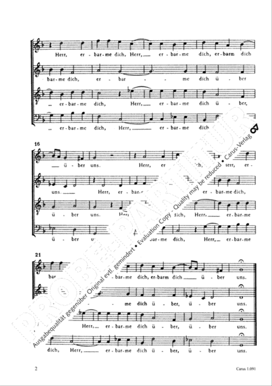 Jesu Christe, Gottes Lamm 4-Part scores gallery preview page 3