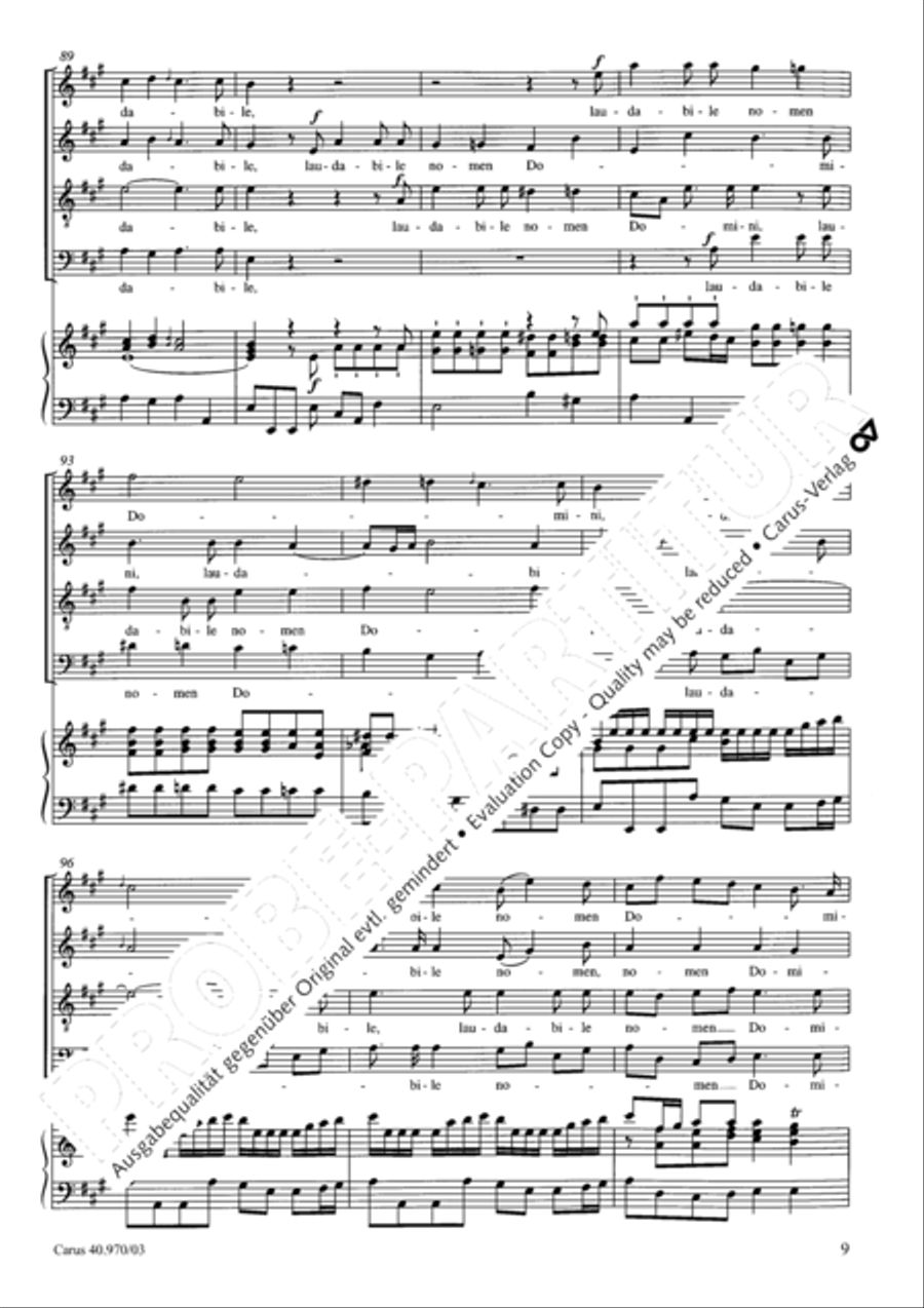 Laudate pueri SSA scores gallery preview page 10