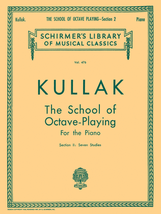 Book cover for School of Octave Playing, Op. 48 – Book 2