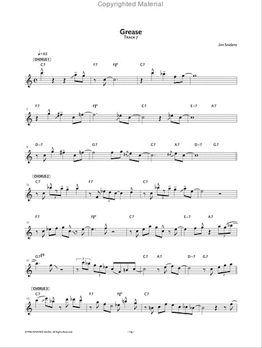 Basic jazz conception for saxophone cheap