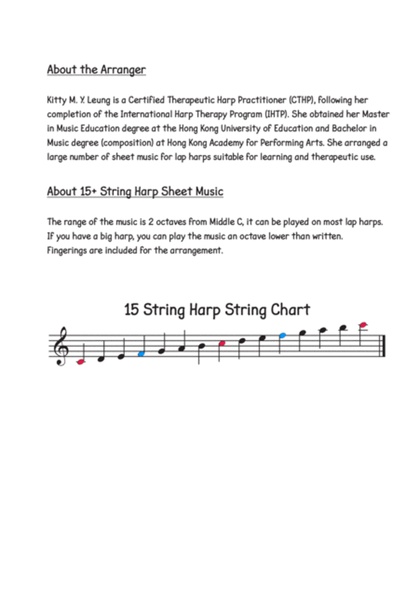 Lavender's Blue - 15 String Harp