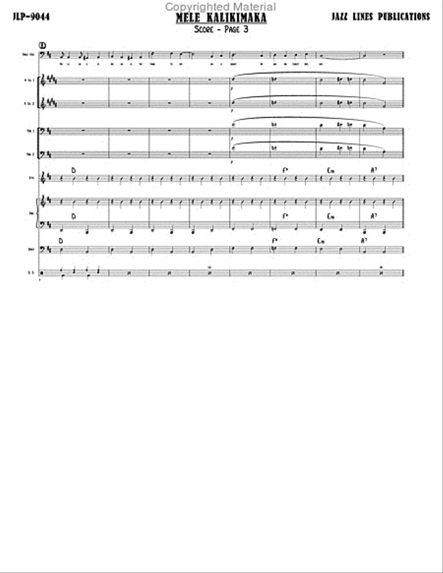 Mele Kalikimaka SSA scores gallery preview page 4