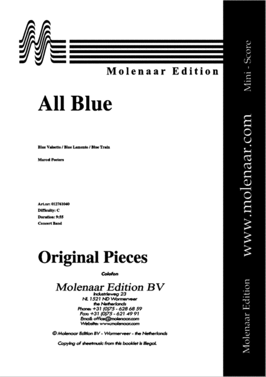 All Blue All Blue Concert Band scores gallery preview page 2