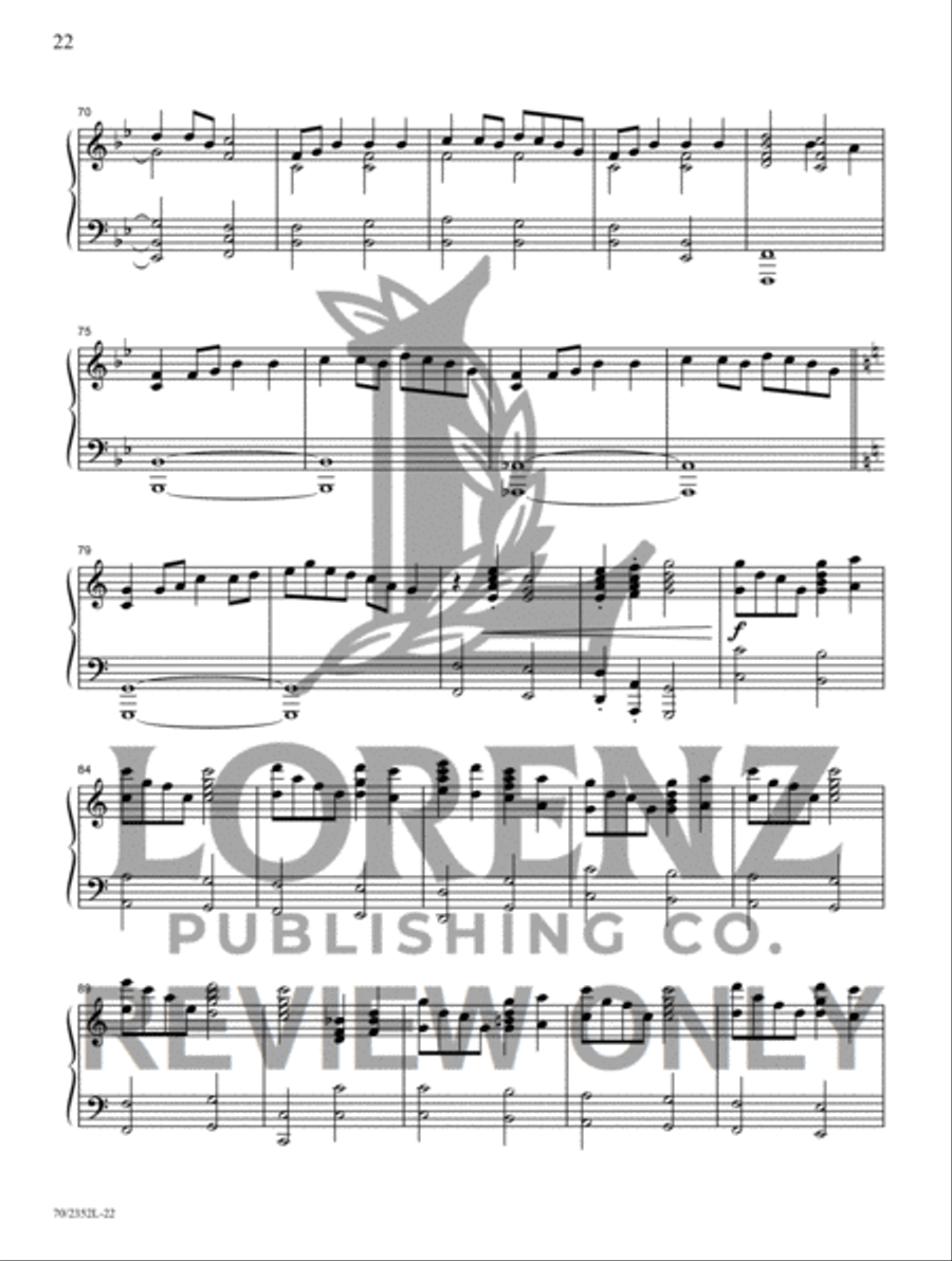 The Best of Mark Hayes for the Intermediate Pianist Piano Solo scores gallery preview page 15