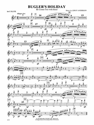 Bugler's Holiday (with Cornet Trio): Flute