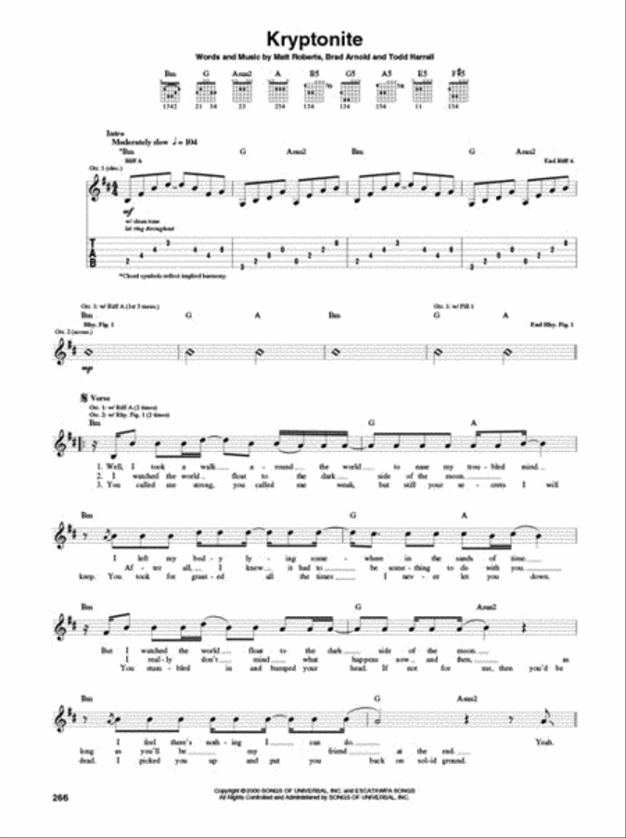 The Ultimate Rock Guitar Fake Book - 2nd Edition Electric Guitar scores gallery preview page 4