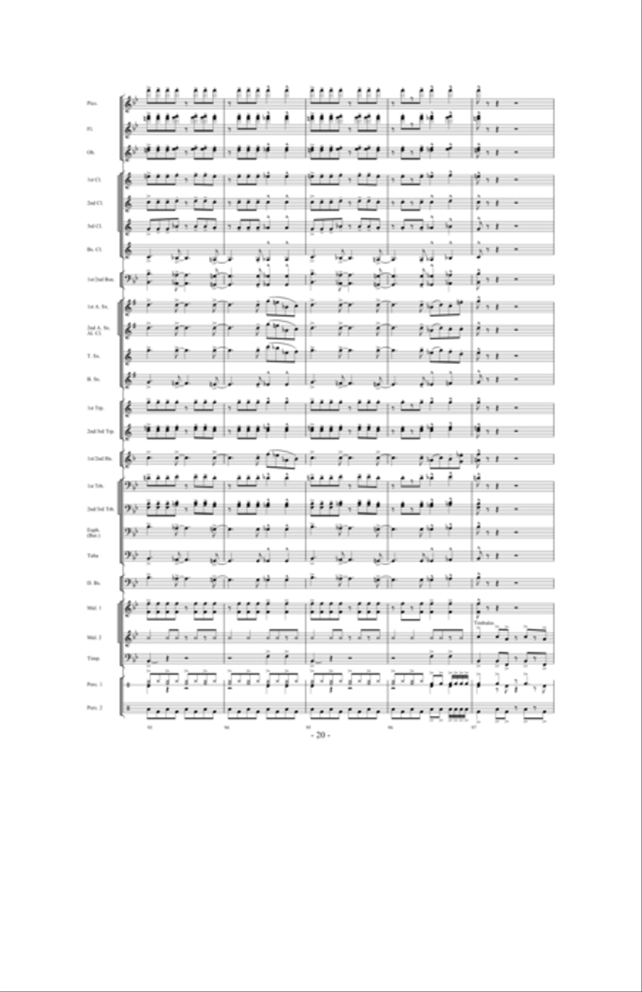 Nightflight Concert Band scores gallery preview page 19