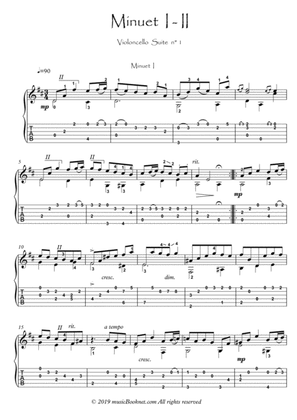Bach for Guitar BWV 1007 Minuets