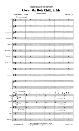 Christ, the Holy Child, in Me (Downloadable Orchestra Score)