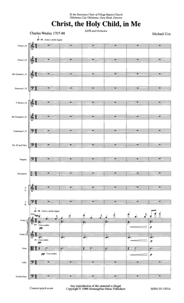 Christ, the Holy Child, in Me (Downloadable Orchestra Score)