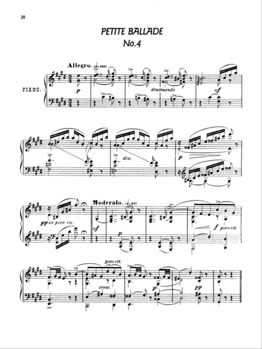 Arensky: Twenty-four Morceau Characteristiques, Op. 36 Piano Solo scores gallery preview page 1