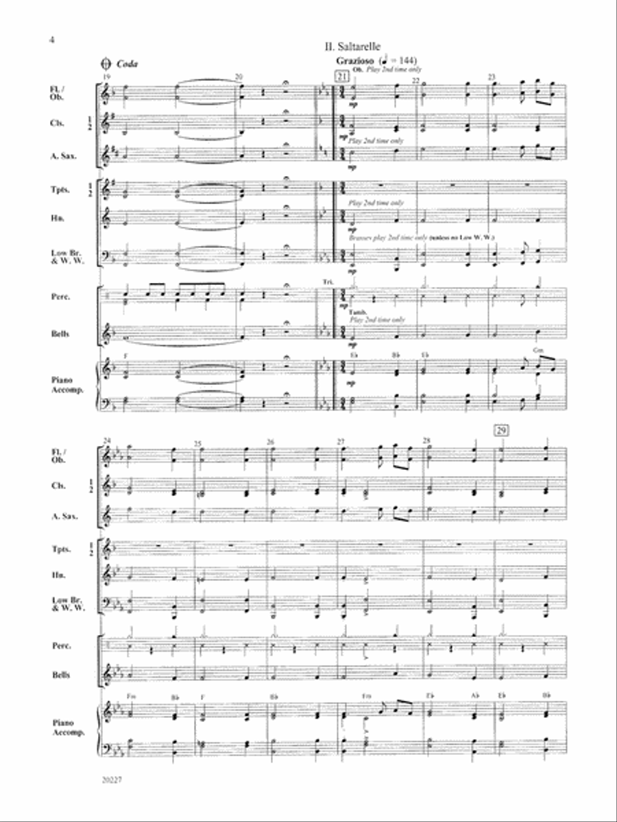 Renaissance Dances: Score Concert Band scores gallery preview page 4