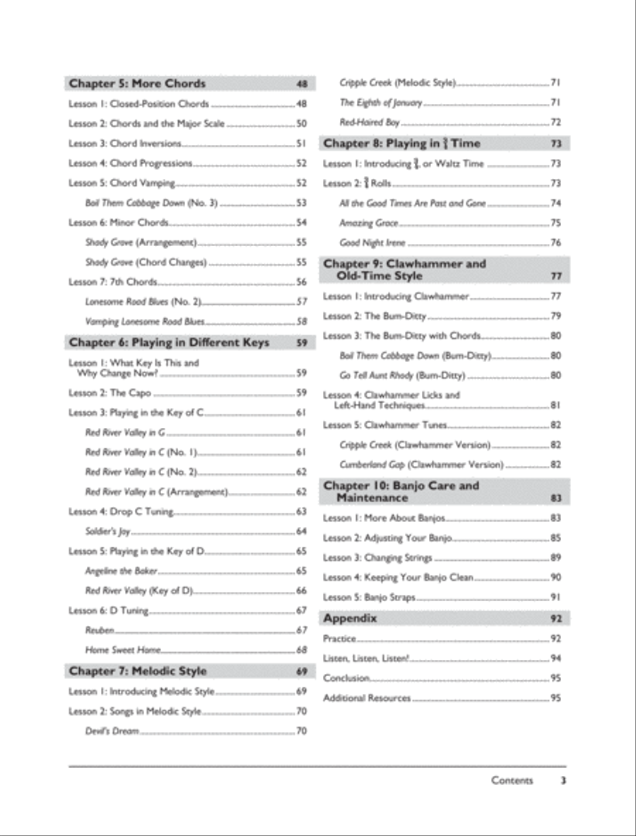 Complete 5-String Banjo Method 5-String Banjo scores gallery preview page 10