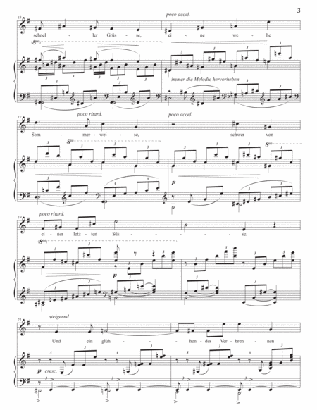 KORNGOLD: Sommer, Op. 9 no. 6 (transposed to G major)