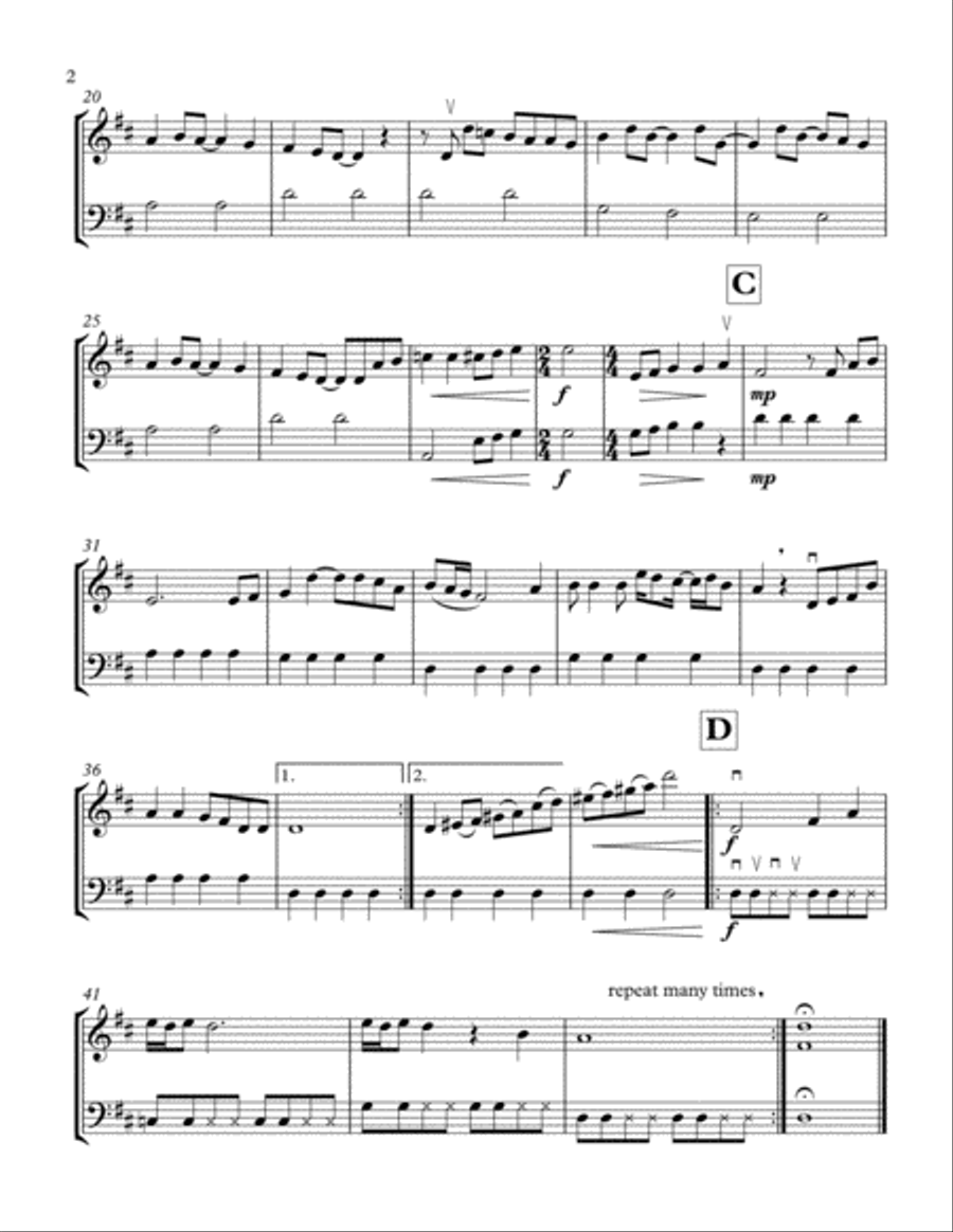 Hey Jude Hey Jude String Duet scores gallery preview page 3