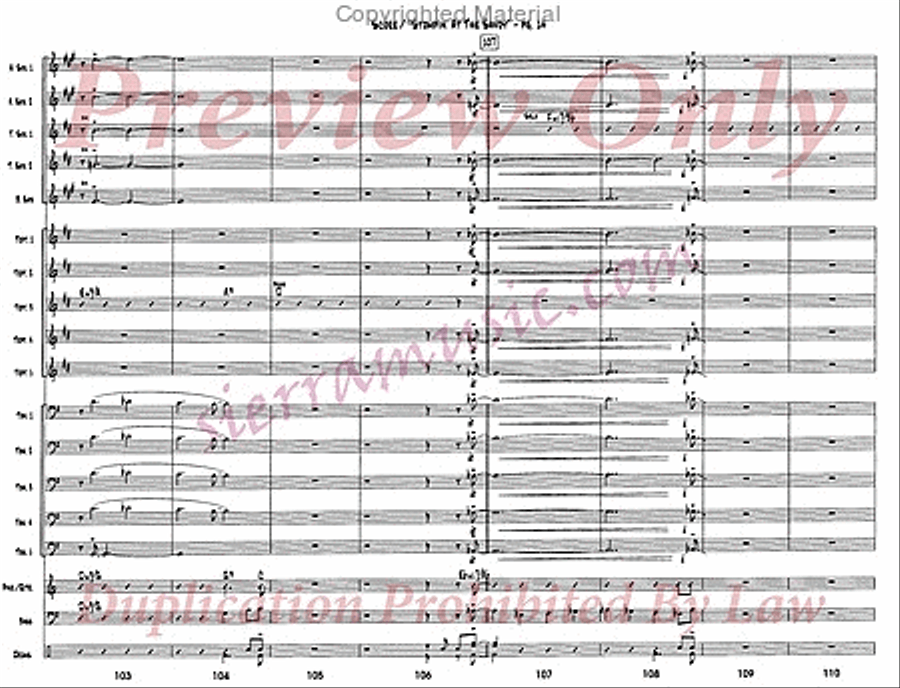 Stompin' At The Savoy Jazz Ensemble scores gallery preview page 15