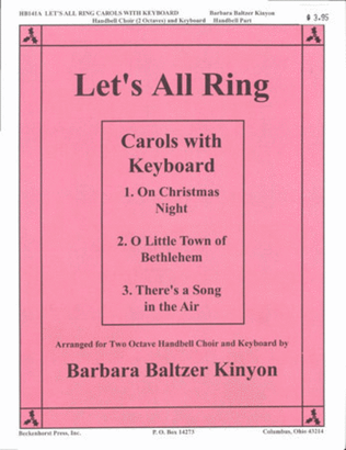 Book cover for Let's All Ring Carols With Keyboard (Archive)
