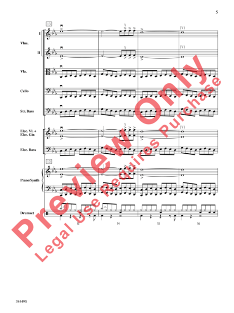 Requiem (The Fifth) String Orchestra scores gallery preview page 6