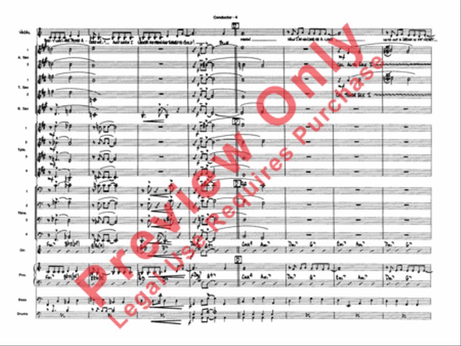Blue Moon Jazz Ensemble scores gallery preview page 6