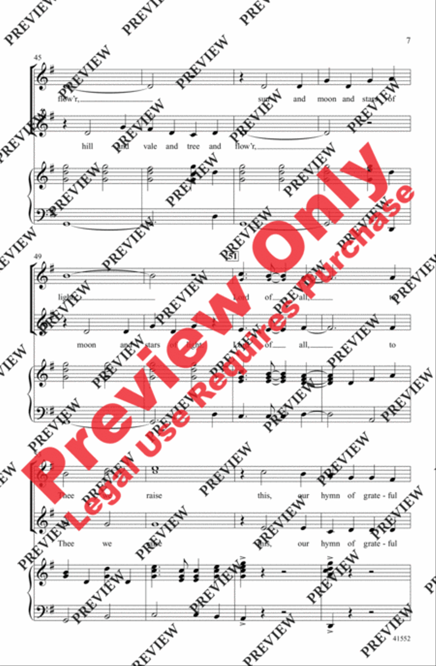 Of Grateful Praise Of Grateful Praise 2-Part scores gallery preview page 6
