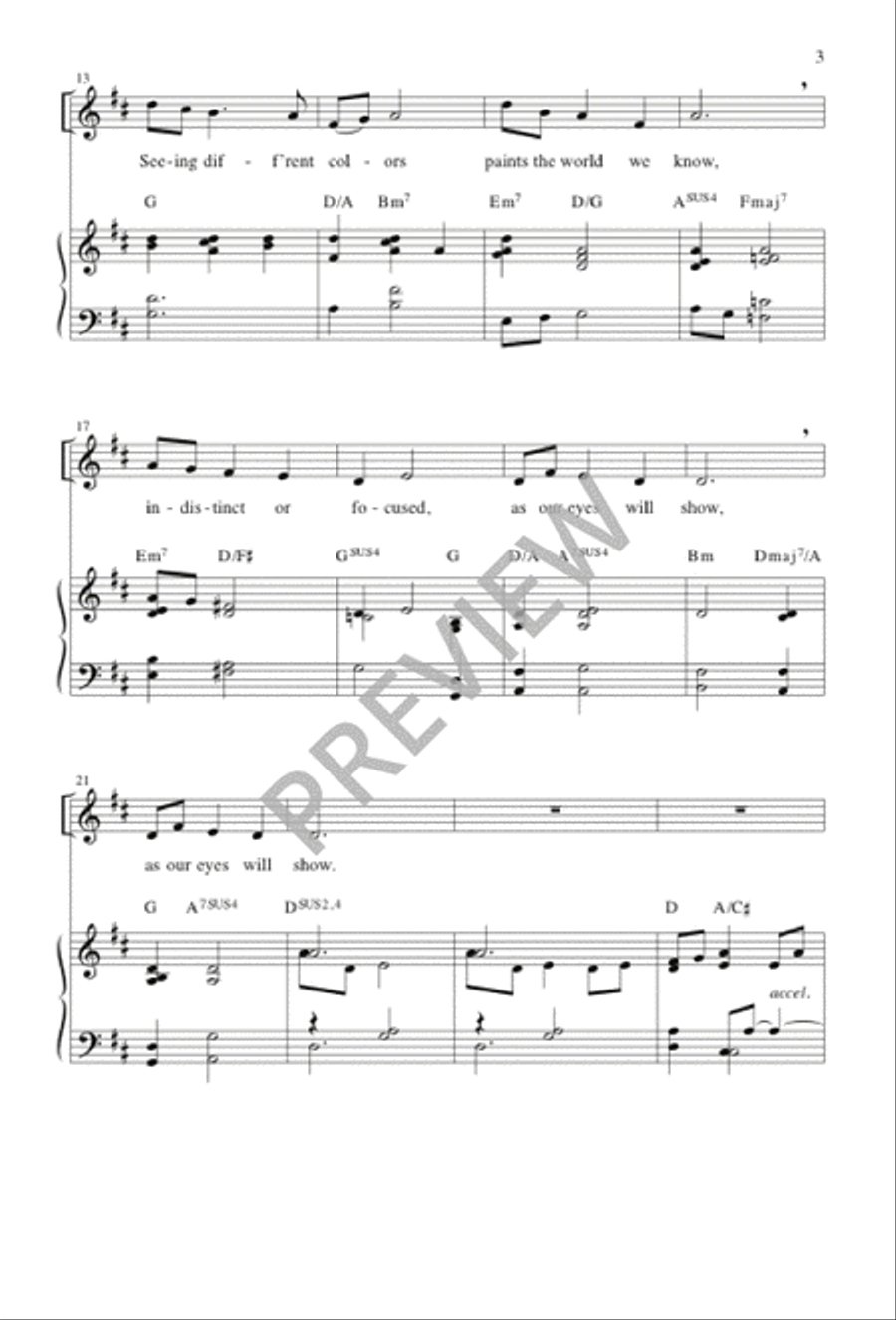 Every Eye Is Different 4-Part scores gallery preview page 4