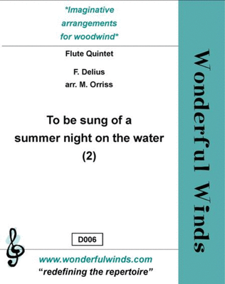 To Be Sung Of A Summer Night On The Water (2)
