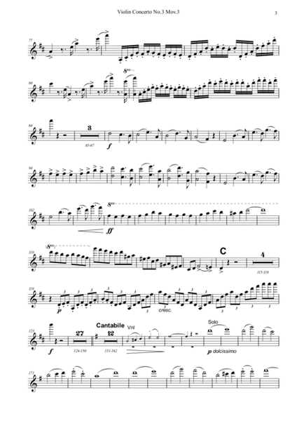C. Saint-Saens : Violin Concerto No.3 Mov.3 image number null
