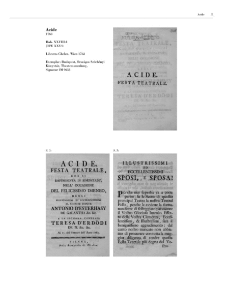 Librettos of Operas in Facsimile
