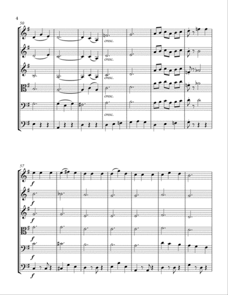 It's The Most Wonderful Time Of The Year String Quartet scores gallery preview page 4