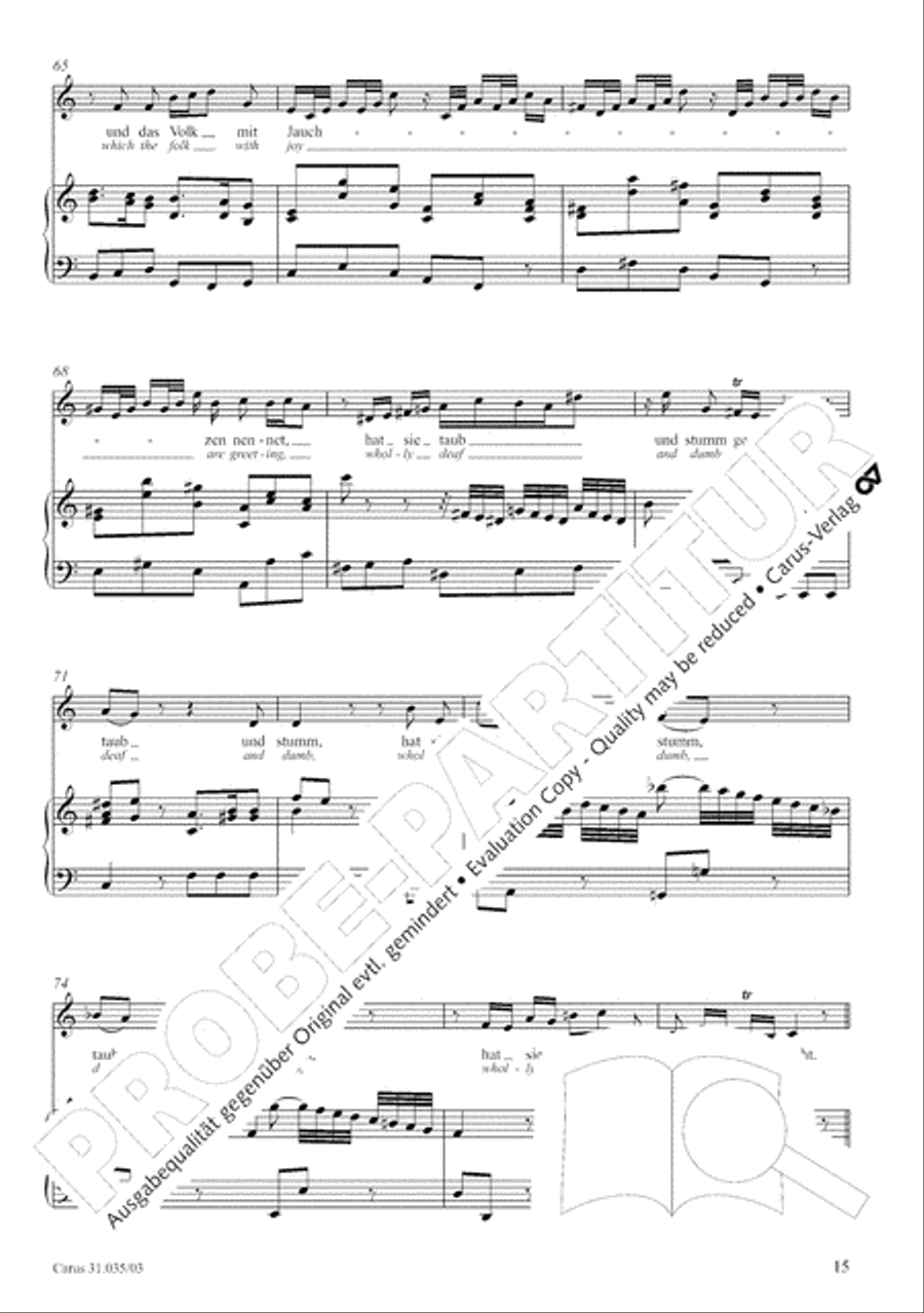Soul and spirit are astounded (Geist und Seele wird verwirret) English Horn scores gallery preview page 16