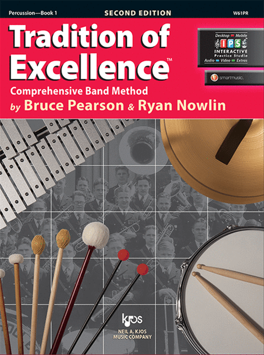Tradition of Excellence Book 1 - Percussion Concert Band Methods scores gallery preview page 1