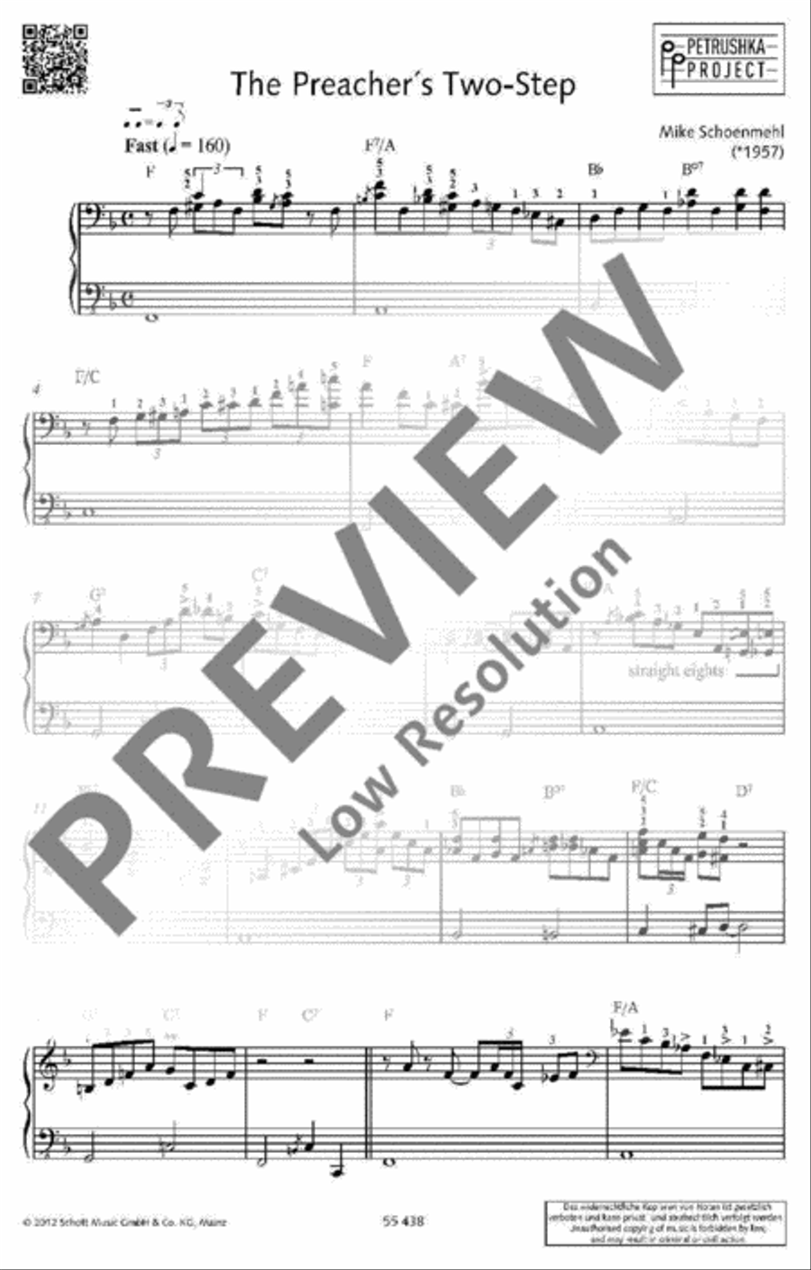 The Preacher's Two-Step Piano Solo scores gallery preview page 2