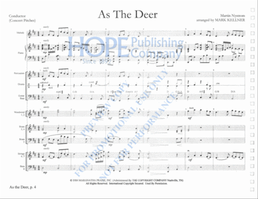 Praise Him with Instruments Orchestra scores gallery preview page 8