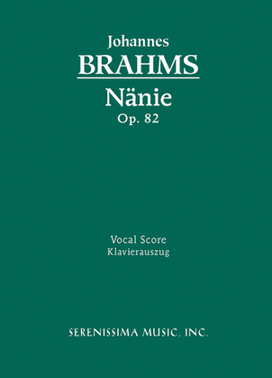 Book cover for Nanie, Op.82