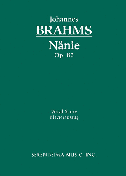 Nanie, Op.82