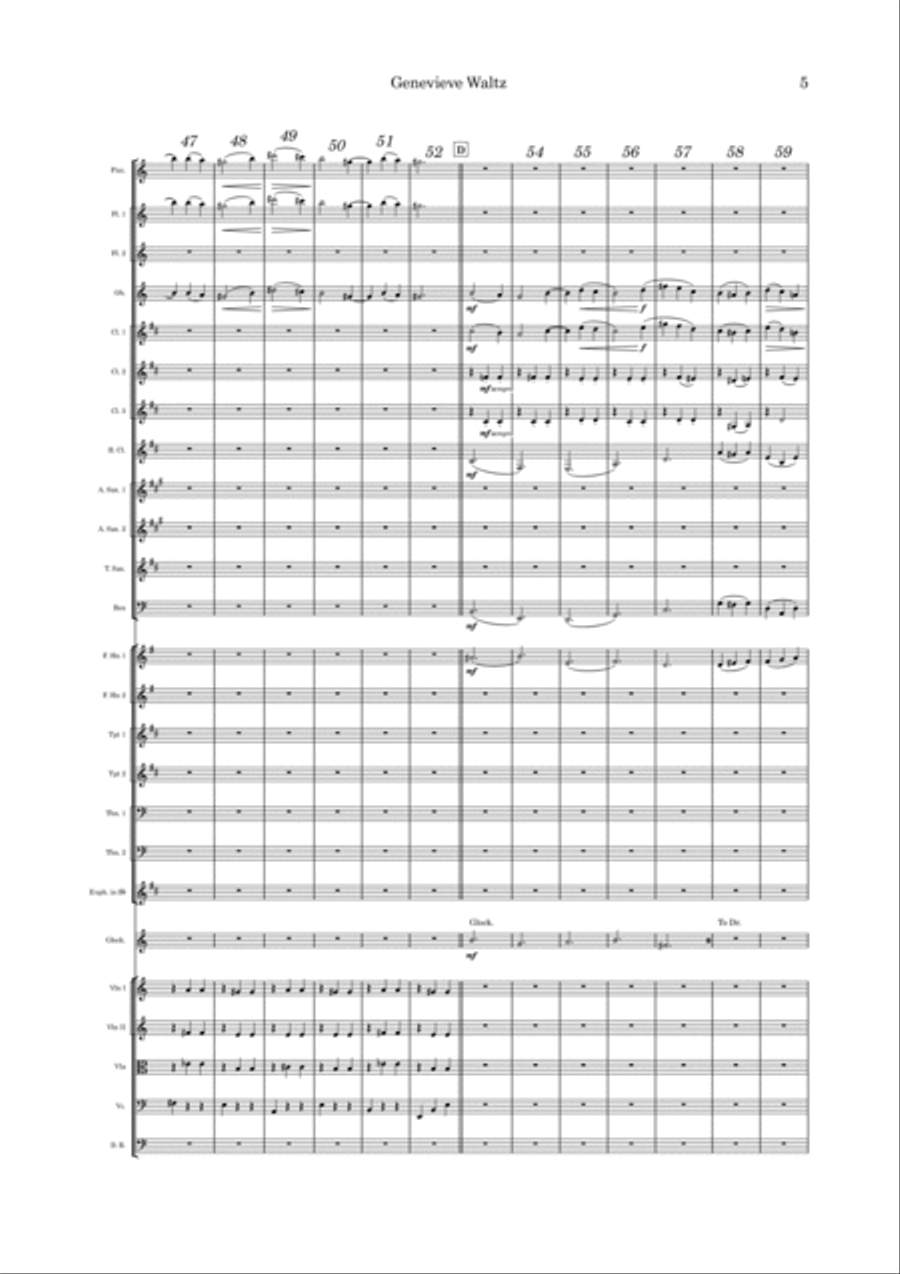 Genevieve Waltz Genevieve Waltz Full Orchestra scores gallery preview page 5