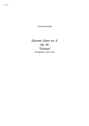 Antonin Dvorak - Slavonic dance op. 46. no.8 Furiant - Arrangement for small ensemble