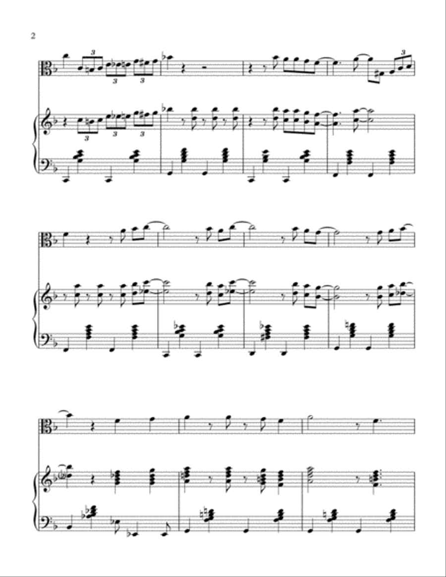 Blue Christmas Viola scores gallery preview page 3