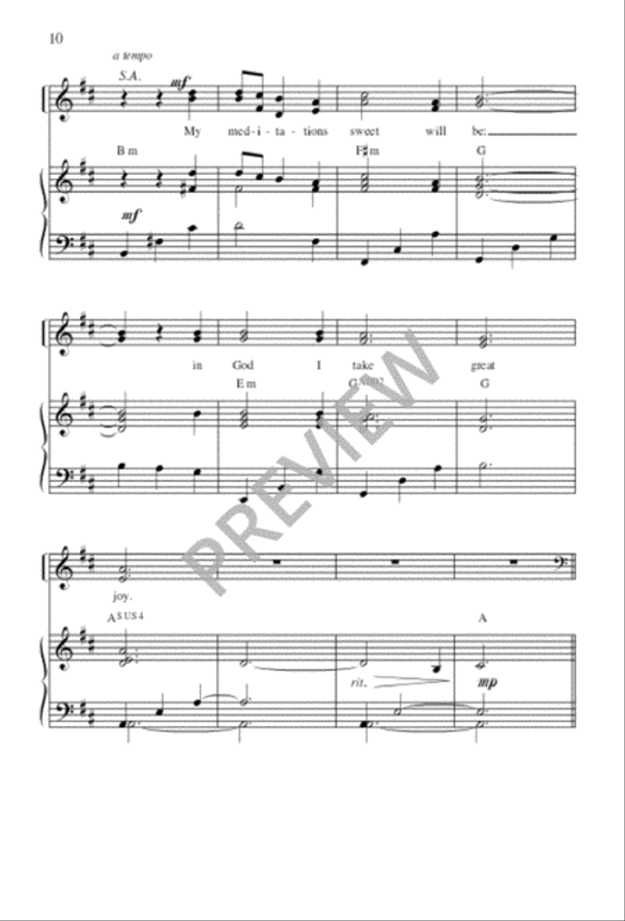 God, Send Out Your Spirit 4-Part scores gallery preview page 11