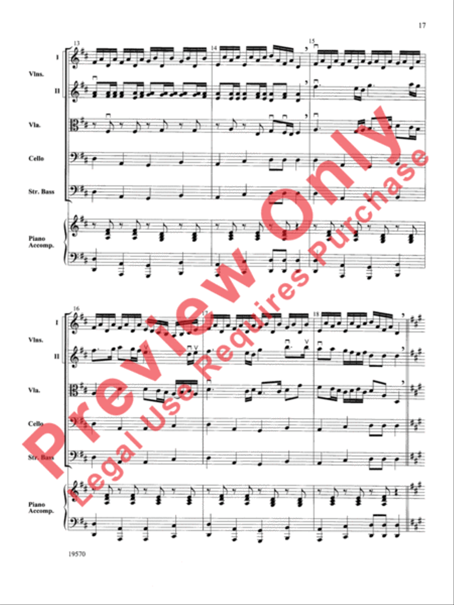 Johnny Appleseed Suite Johnny Appleseed Suite String Orchestra scores gallery preview page 18